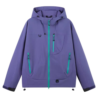 猫人冲锋衣外套女2025新款三合一