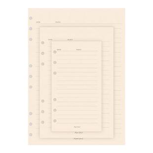 加厚活页纸a5笔记本活页可拆卸替芯b5本芯横线商务简约6孔道林纸