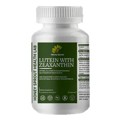 Honey Sprout加拿大原装进口叶黄素护眼软胶囊成人中老年通用正品