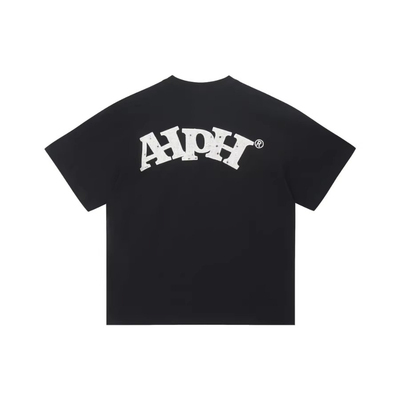 AHPH美式贴布字母刺绣短袖T恤女