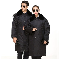 Очень длинное хлопковое пальто