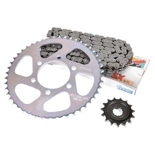 适用春风CF650NK国宾TR650-G摩托车套链链轮大小牙盘征和油封链条