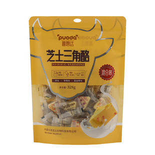 普恩达欧式芝士三角酪奶酪乳酪内蒙古特产零食独立包装蓝莓蔓越莓