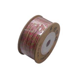 手搓棉线花色多色可选佛珠手串彩色星月菩提项链棉绳流苏编织盘缠