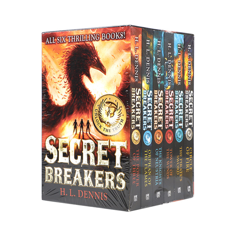 密码破译者6册Secret Breakers Series Collection 1-6 英文原版 中小学生英语课外阅读 惊险刺激小说 锻炼逻辑思维能力H.L Dennis