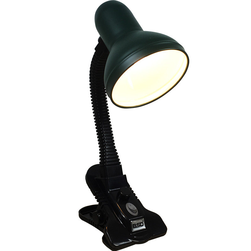 可调光调节亮度台灯护眼学习小学生书桌夹子灯插电卧室床头灯夹式