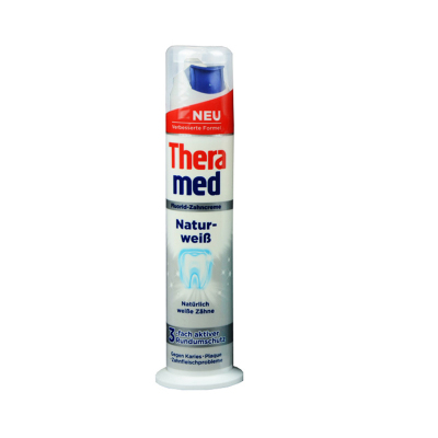 theramed德国进口直立式清洁牙膏