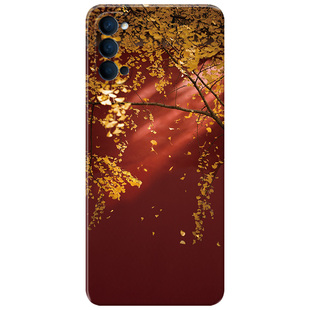 原创枫叶宫墙适用oppo Reno14手机壳13/12/11/10/9/8/7pro+古风6/5K中国风文艺女款轻薄软十