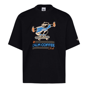 Adidas/阿迪达斯正品三叶草GFXT-SHIRTS新款经典短袖T恤KY5739