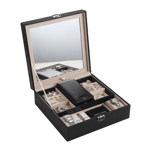 卡瑟格2025年新款黄金珠宝项链首饰收纳盒带锁三五精致高档防氧化