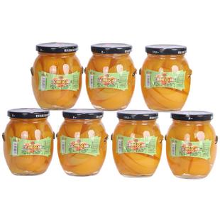 300g糖水黄桃罐头水果罐头即食整箱1×4罐,罐头厂家直销