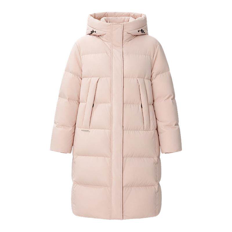 雪中飞简约长款羽绒服