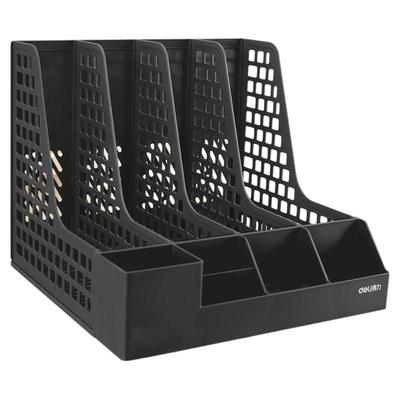 得力文件框加厚桌面收纳