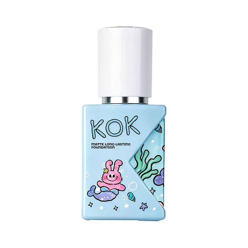 【KOK】奶丝兔持妆控油粉底液