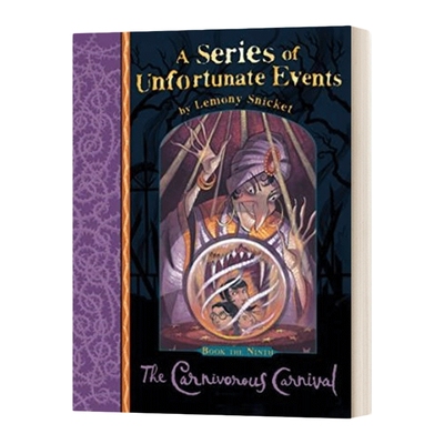 英文原版 The Carnivorous Carnival 波特莱尔大冒险9 狮口脱险 英文版 进口英语原版书籍儿童外文书
