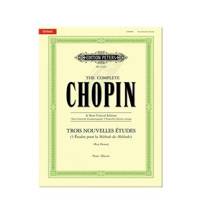 肖邦新钢琴练习曲三首彼得斯原版