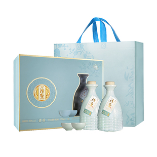 正品保障 山西杏花村产区汾杏青韵清香型白酒礼盒装 送长辈送礼酒