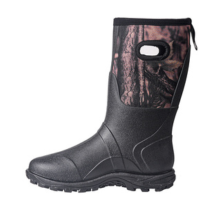 迷彩雨靴男士中筒户外狩猎靴出口防滑钓鱼雨鞋时尚欧美防水套鞋男