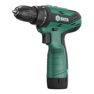 世达手电钻电动螺丝刀电转工具手枪钻家用小型锂电充电式打孔冲击