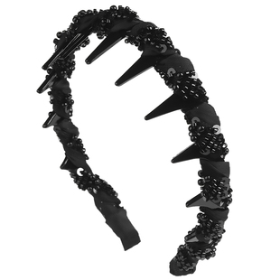 高颅顶发箍带齿防滑波浪发卡女款高级感时尚洋气2026新款头箍头饰