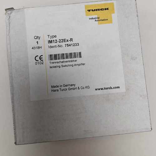 议价德国TURCK图尔克IM12-22Ex-R隔离开关放大器/安全栅 全新原装