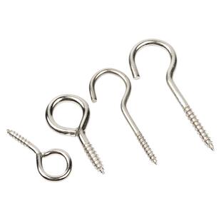 铁镀镍羊眼圈自攻螺丝钉 羊眼圈羊眼环羊眼钉 羊眼螺丝带圈1#-16#