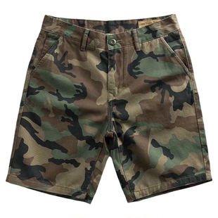 Camo loose fitting work shorts pants men迷彩宽松工装短裤男士