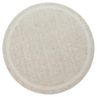 古臻现代暖色系简约风圆形地毯