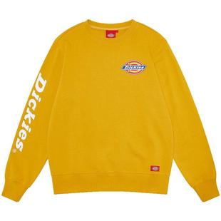 Dickies帝酷适卫衣25秋冬新袖部字母印花小logo圆领休闲男款卫衣