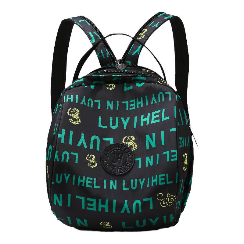 时尚双肩背包女士通勤包休闲百搭多功能简约妈咪包大容量单肩胸包