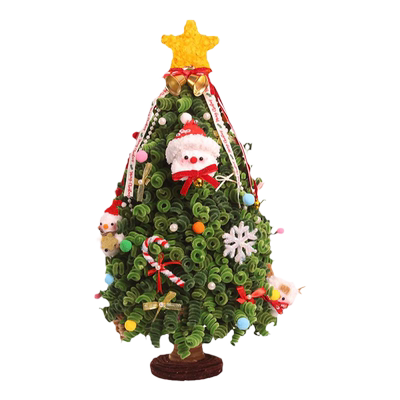 圣诞树扭扭棒DIY自制礼物