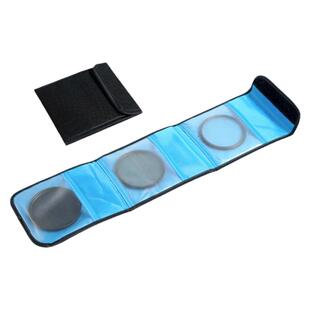 耐影滤镜包滤镜袋圆形防震UV镜收纳包偏振镜 减光镜 星光镜 柔光镜 朦胧镜滤镜大容量抗光害防尘随身便携配件