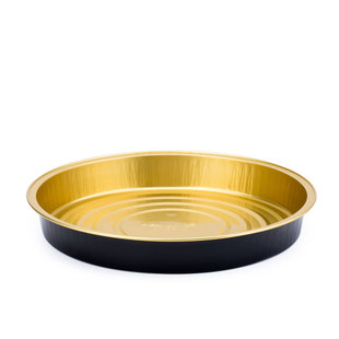 披萨盘锡纸碗家用带盖锡纸盒加厚不粘易脱模一次性打包锡纸披萨盘