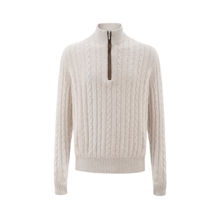 SEE ALSO『羊皮山羊绒』超精纺丝光巴素兰绵羊毛老钱新贵绞花毛衣