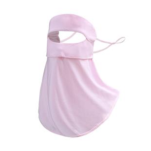 防晒面罩女全脸轻薄透气脸基尼骑电动车开车冰丝面纱脸罩夏季护颈