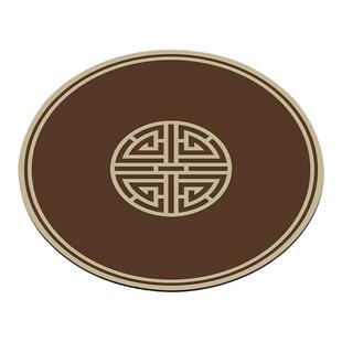 茶桌垫布高级厨房台面沥水垫吸水速干餐垫茶台桌垫新中式圆形杯垫