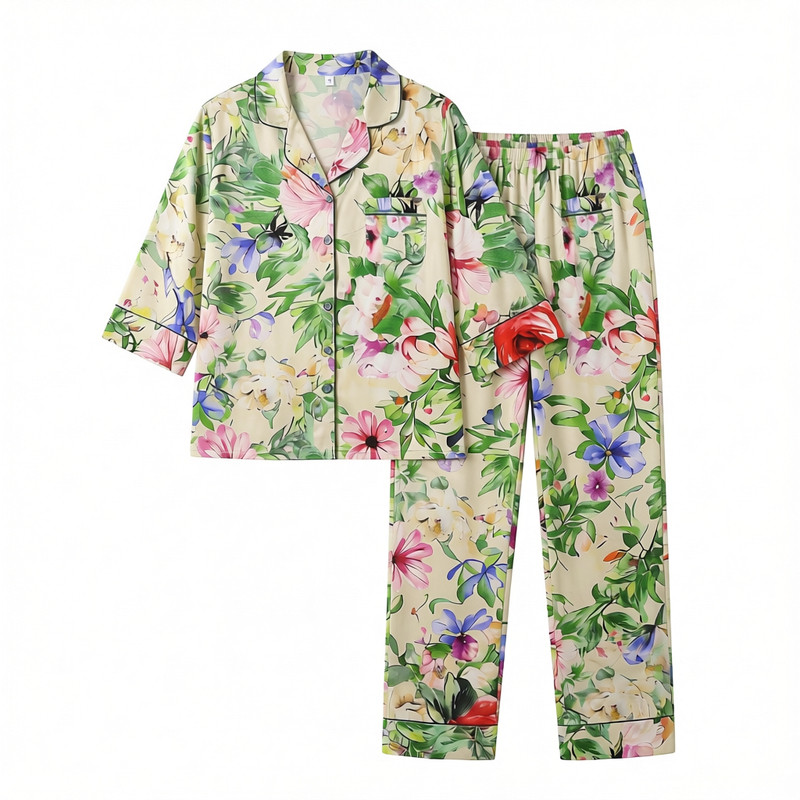 法莱舒卡杭州夏季家居服真丝睡衣
