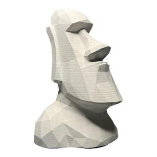 北欧ins风摩艾石像美术石膏像雕塑家居软装创意办公室桌面小摆件