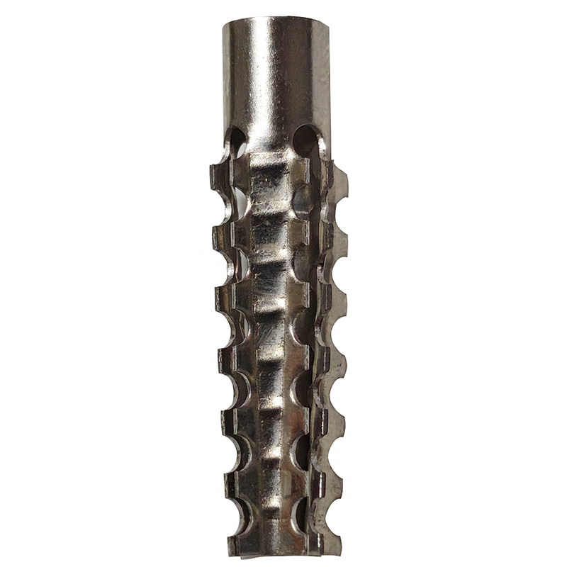 不锈钢锯齿膨胀螺丝201不锈钢空心砖防松金属铁膨胀管6mm 8mm
