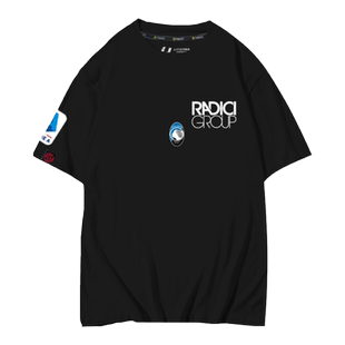 23-24意甲亚特兰大队服足球衣服新款短袖t恤衫男女纯棉半袖球迷服