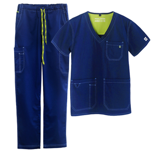 檀赫手术衣女高端舒适刷手服多口袋医生工作服男口腔医院洗手衣棉