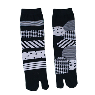 袜子铺子日本SOUSOU款2021分指二趾袜足袋鞋高筒纯棉木屐人字拖袜