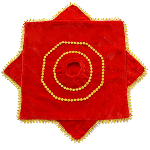 金丝绒立转舞蹈手绢花八角巾广场舞东北秧歌方巾手帕考级技巧加厚