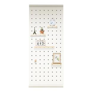 顶天立地洞洞板衣柜侧板实木屏风隔断墙衣帽间卡槽玄关置物架定制