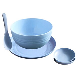 环保一次性碗筷子套装盘子四件套家用结婚酒席餐具硬厚塑料食品级