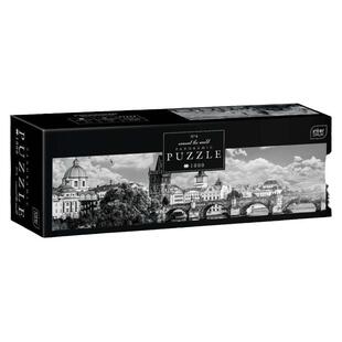 新款包邮Interdruk波兰进口益智拼图 捷克查尔斯桥1000片宽幅黑白