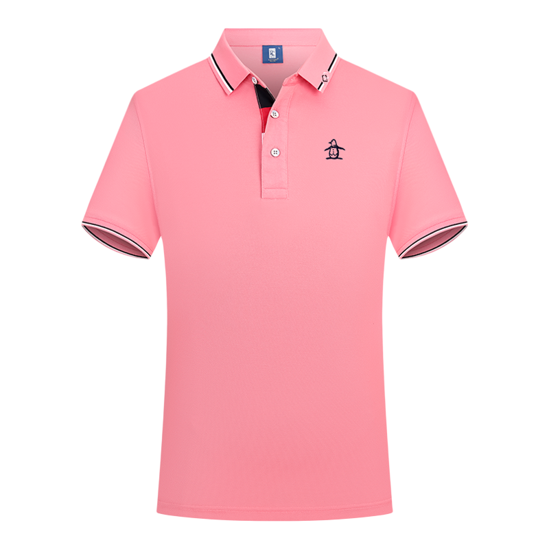 香港代购 MUNSINGWEAR/万星威T恤男擦色polo衫丝光棉吸湿高尔夫服