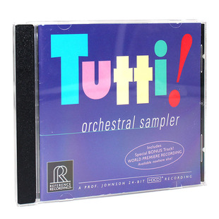 原装正版 无敌天碟 Tutti 试音碟HIFI发烧古典音乐CD碟片 RR906