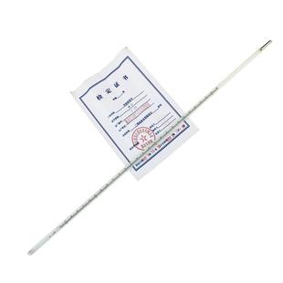 精创证书包检二等标准温度计表0.1精度水银0-50化验校准测温仪