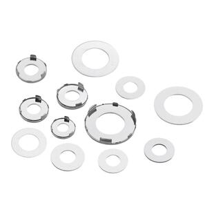 316L不锈钢VCR垫片1/4带爪垫片1/2VCR平垫片3/8高真空垫片